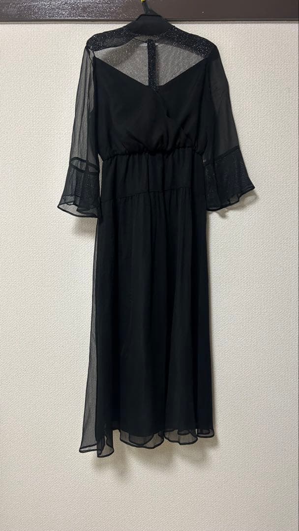 etoll. ラメチュールシフォンドレス