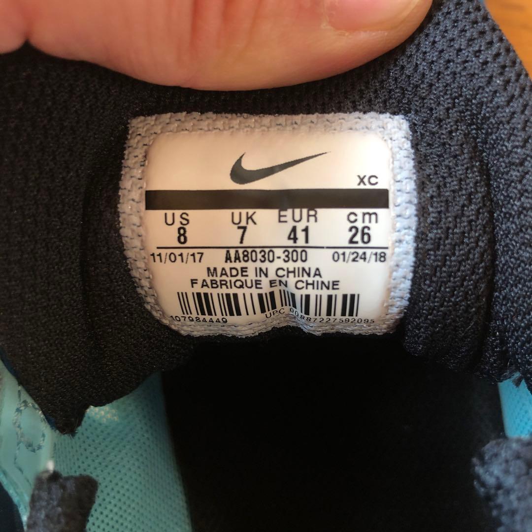 美品　Nike Roger Federer テニスシューズ ブルー　フェデラー