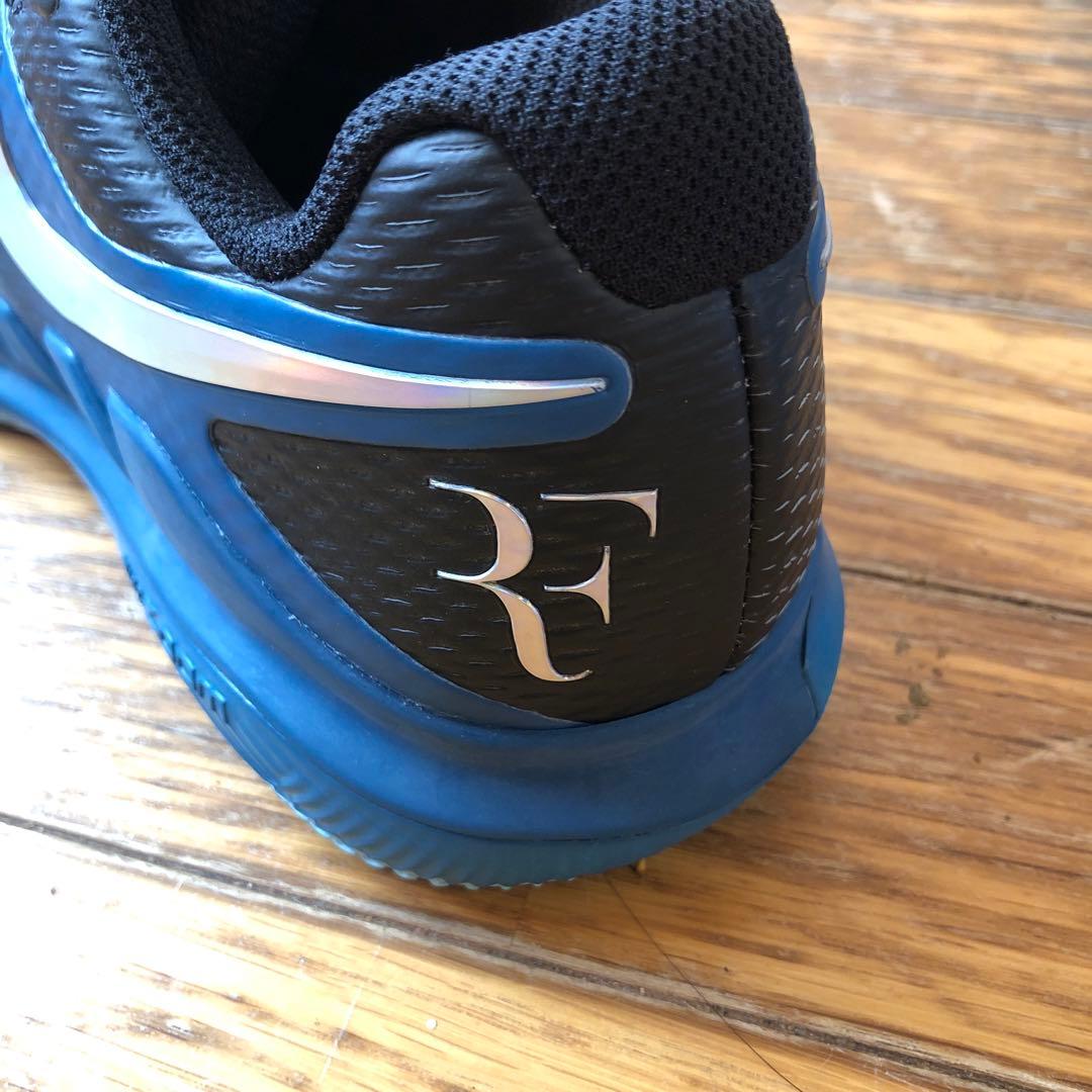 美品　Nike Roger Federer テニスシューズ ブルー　フェデラー