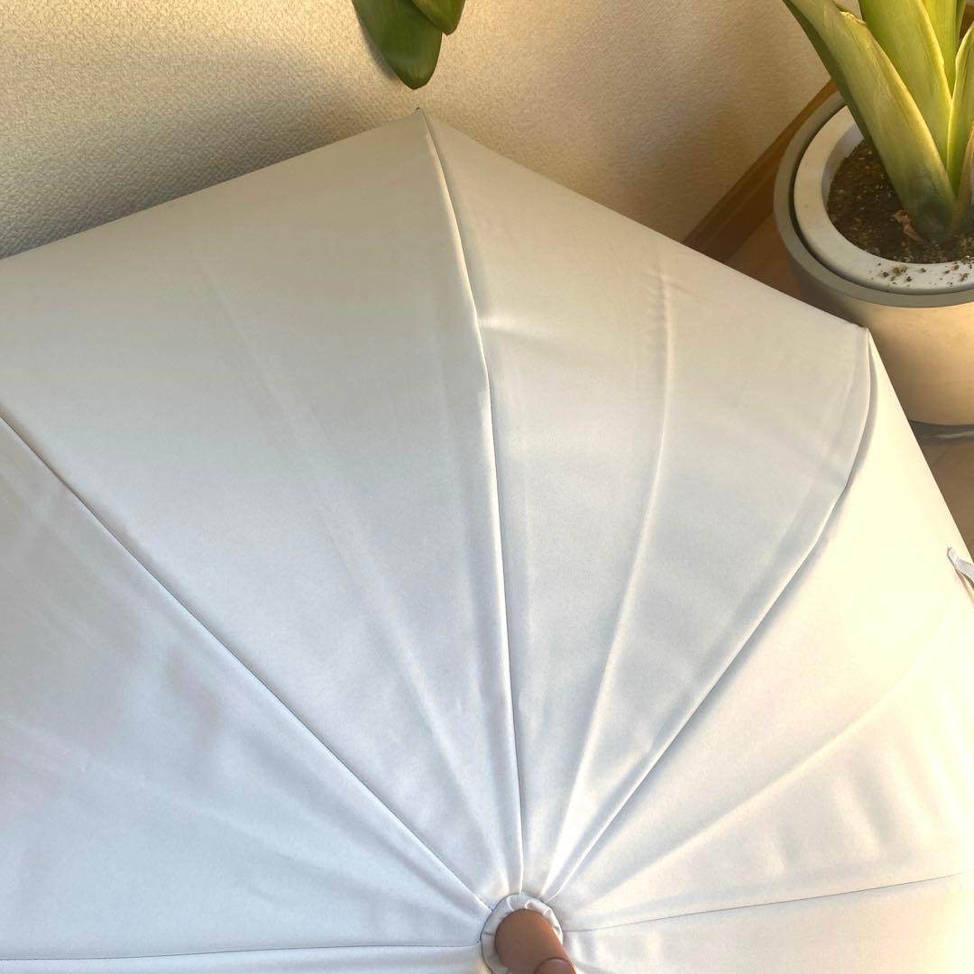 【美品　現行品】SUN BARRIER 100 長傘 Sサイズ ホワイト