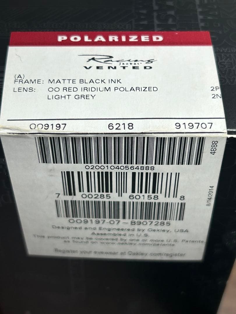 Oakley サングラス　Racing Jacket レーシングジャケット