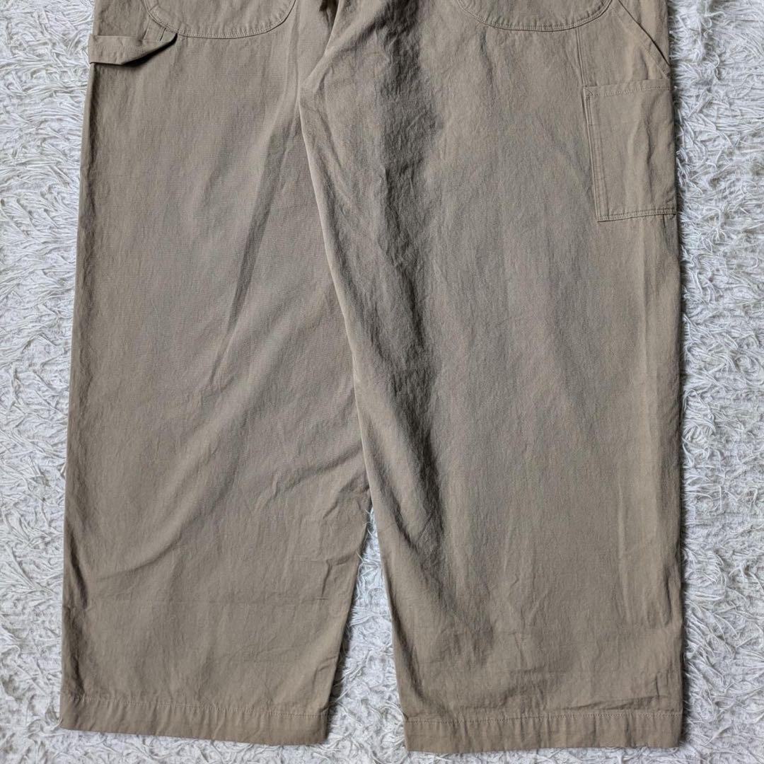 快晴堂　Girl's・高密度ツイル/カシュクールサロペットパンツ　製品洗い加工