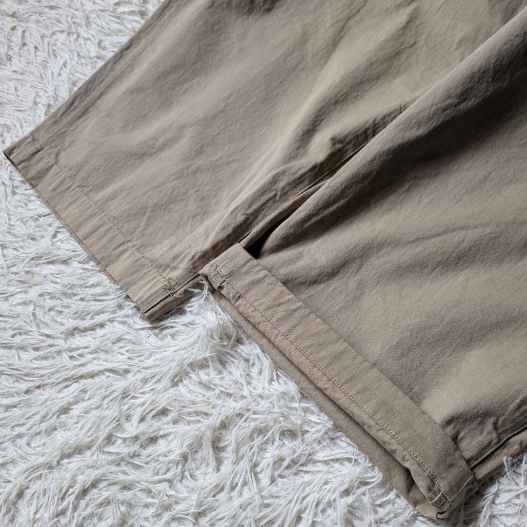 快晴堂　Girl's・高密度ツイル/カシュクールサロペットパンツ　製品洗い加工