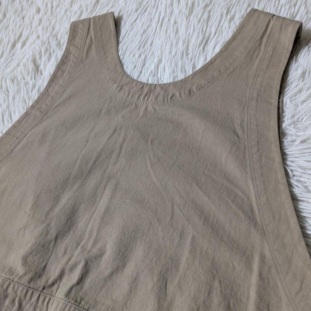 快晴堂　Girl's・高密度ツイル/カシュクールサロペットパンツ　製品洗い加工