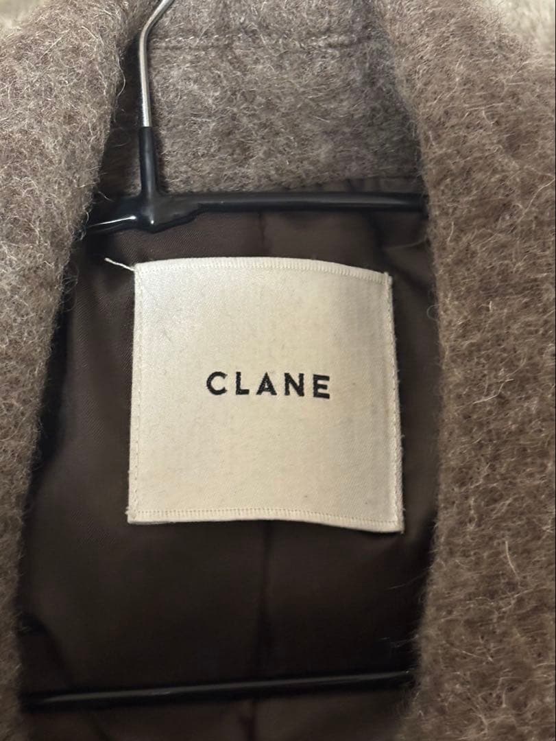 【CLANE】ダブルウールロングコート