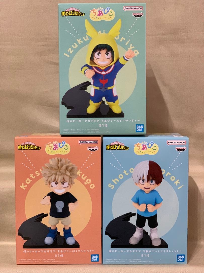 僕のヒーローアカデミア ちあぴこ 全3種 コンプリートセット