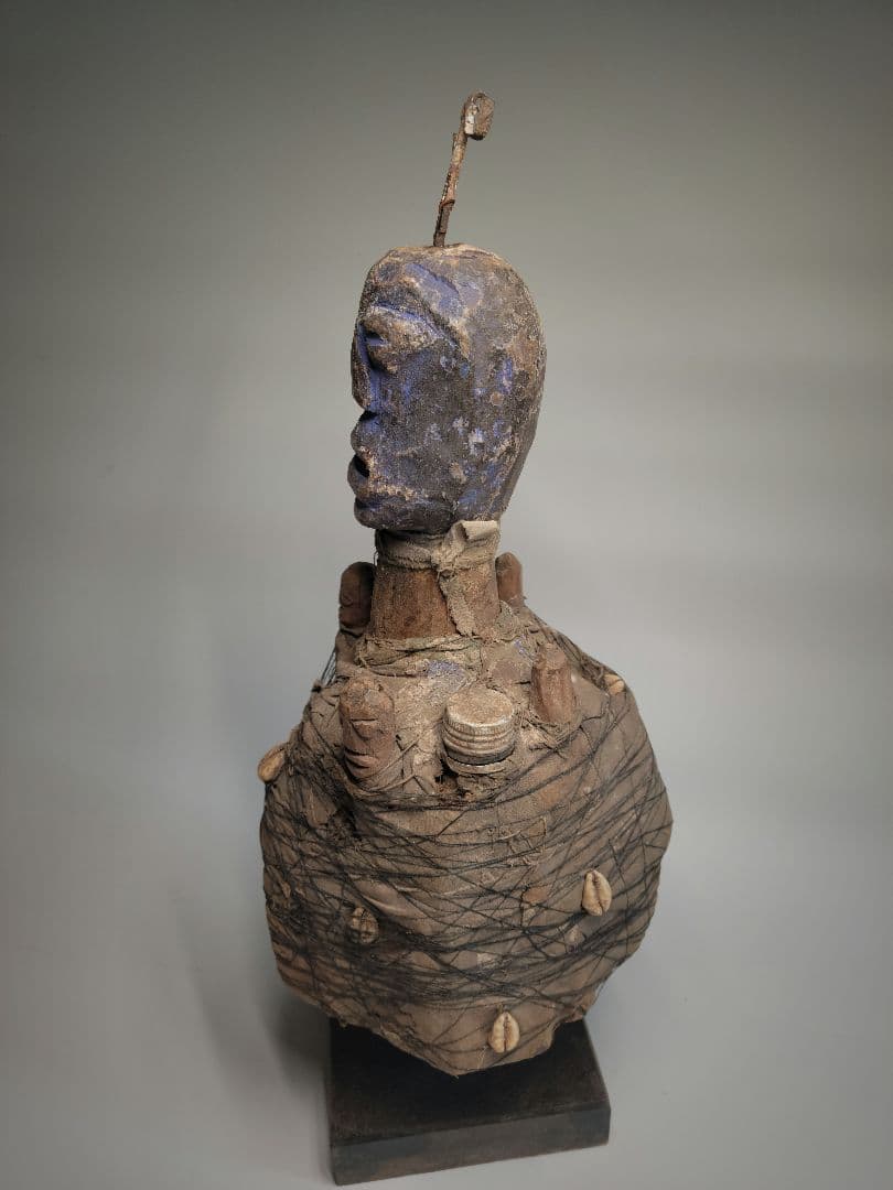 [ダキニ]アフリカ ヴードゥー 呪物 アフリカンアート 木彫り 彫刻