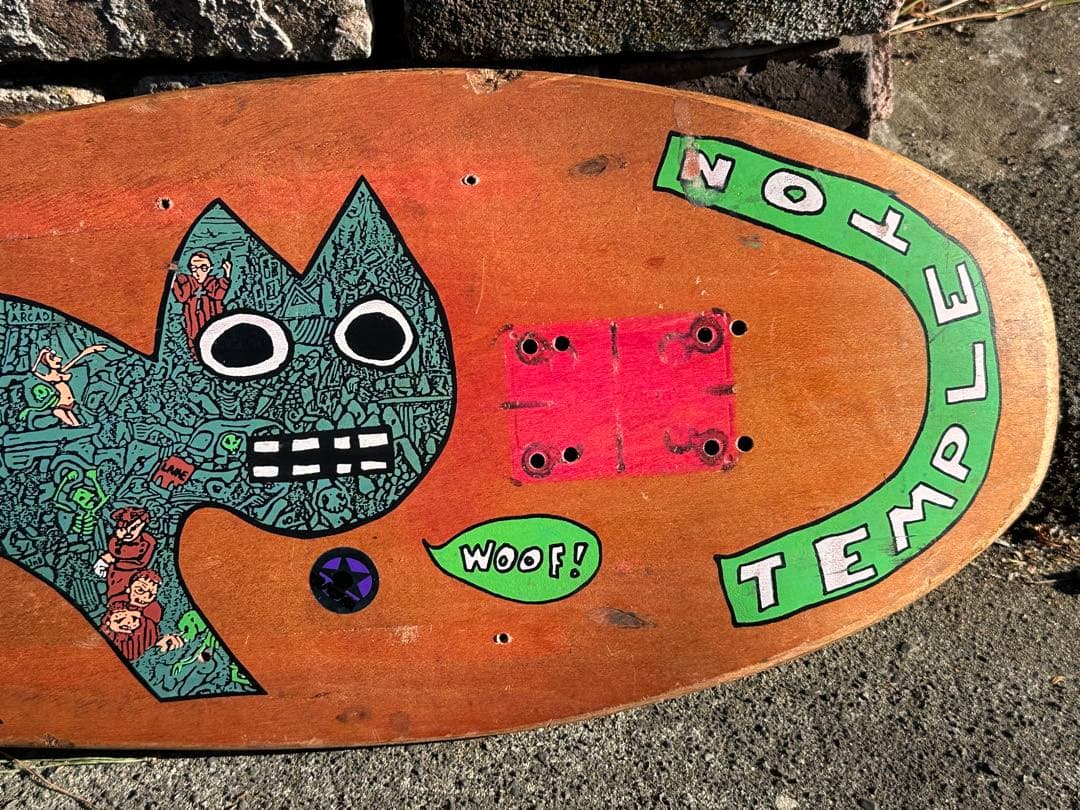 New Deal エド・テンプルトン　1990スケートボードデッキ CATモデル