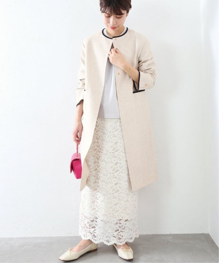 LaTotalite　ラトータリテ　パイピングノーカラーコート