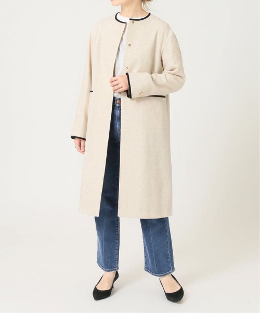 LaTotalite　ラトータリテ　パイピングノーカラーコート