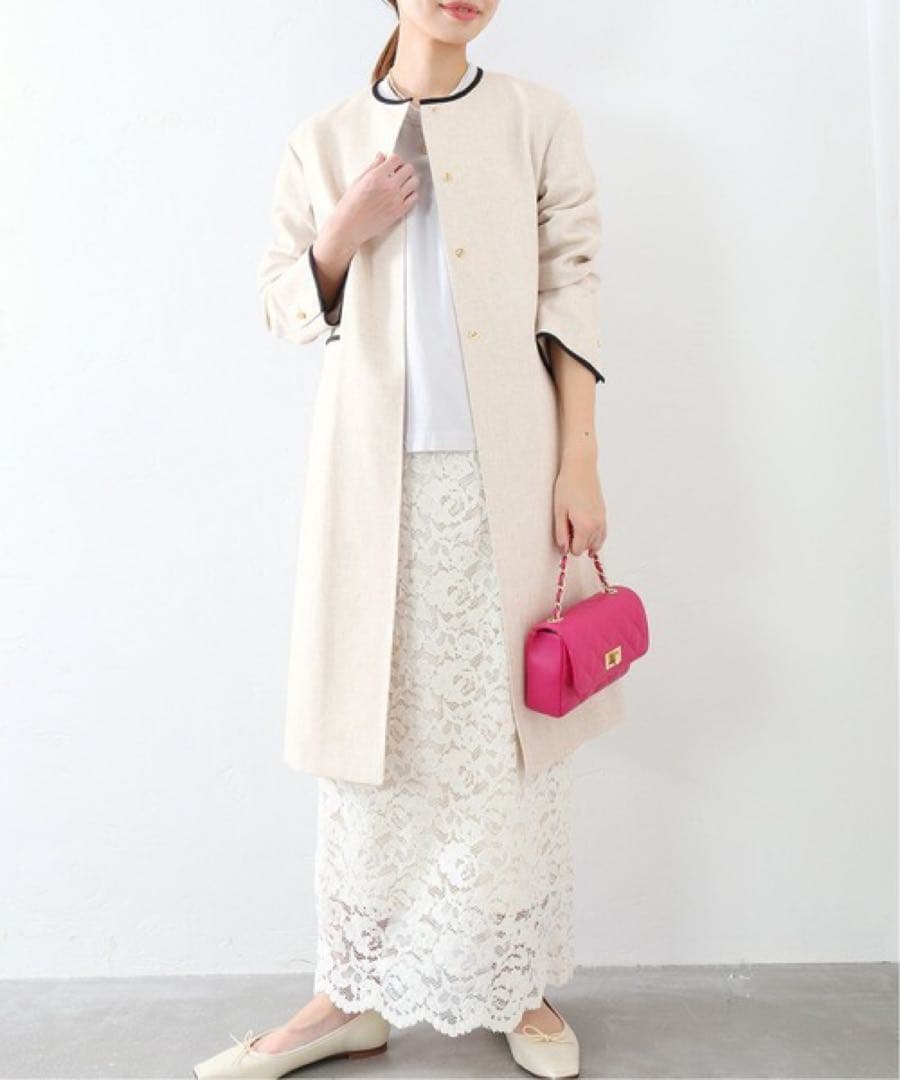 LaTotalite　ラトータリテ　パイピングノーカラーコート