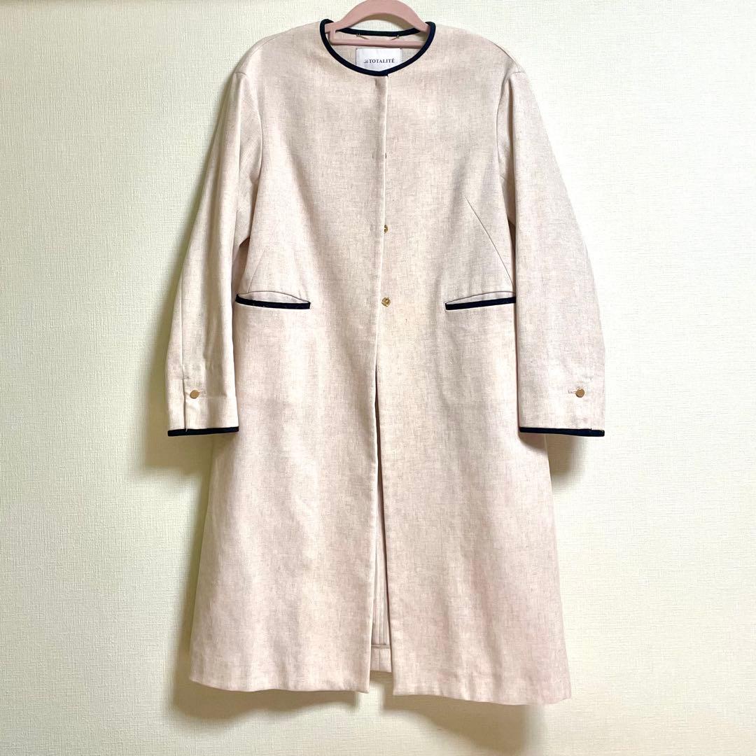 LaTotalite　ラトータリテ　パイピングノーカラーコート