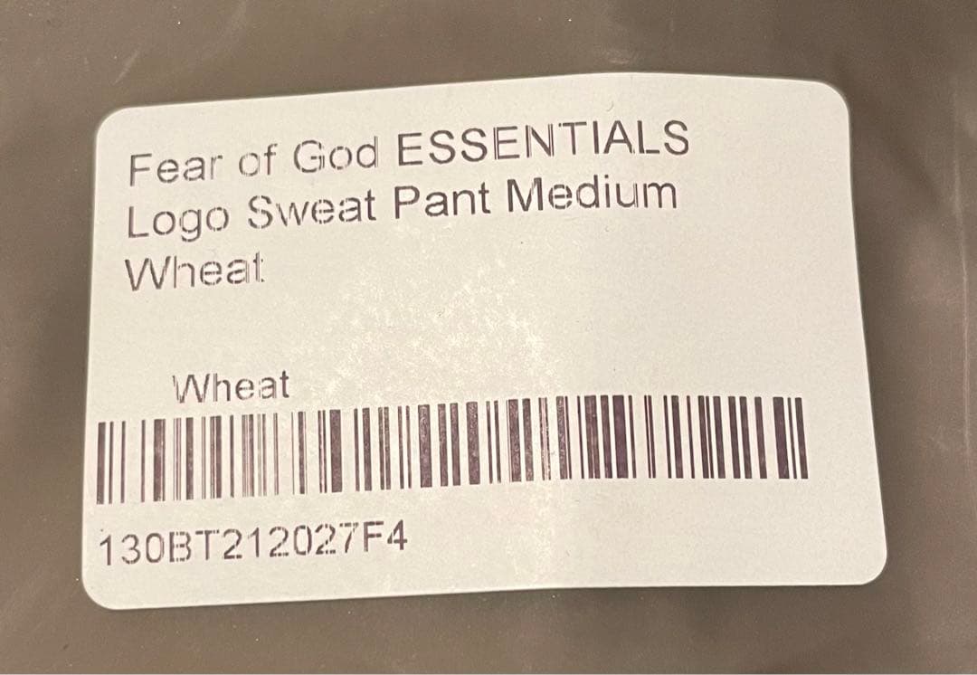 パンツ FOG Essentials Logo Sweat Pants /Wheat/M
