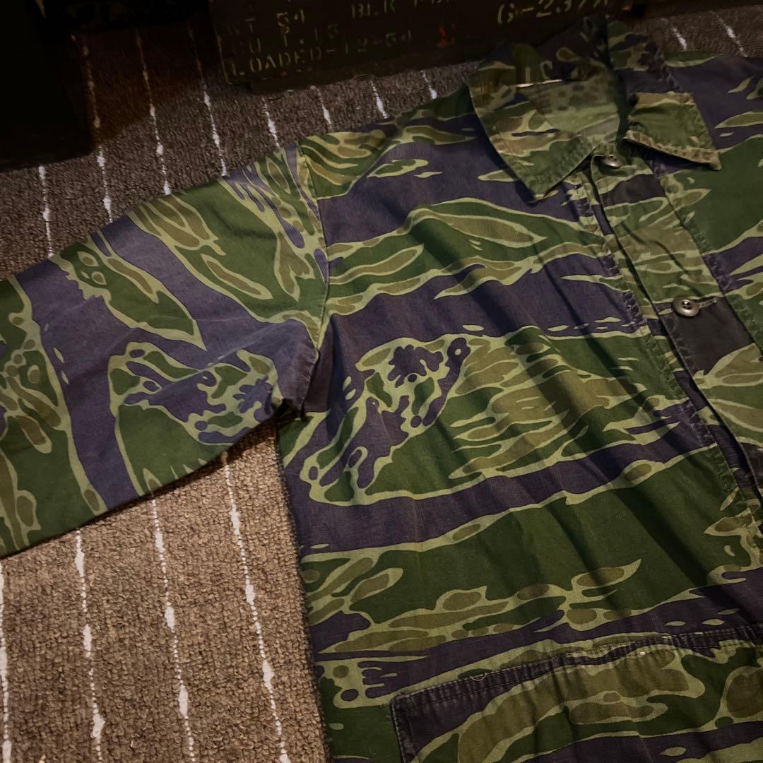 シ*ウ様 希少サイズ　当時物　ベトナム戦　タイガーストライプ　XL相当