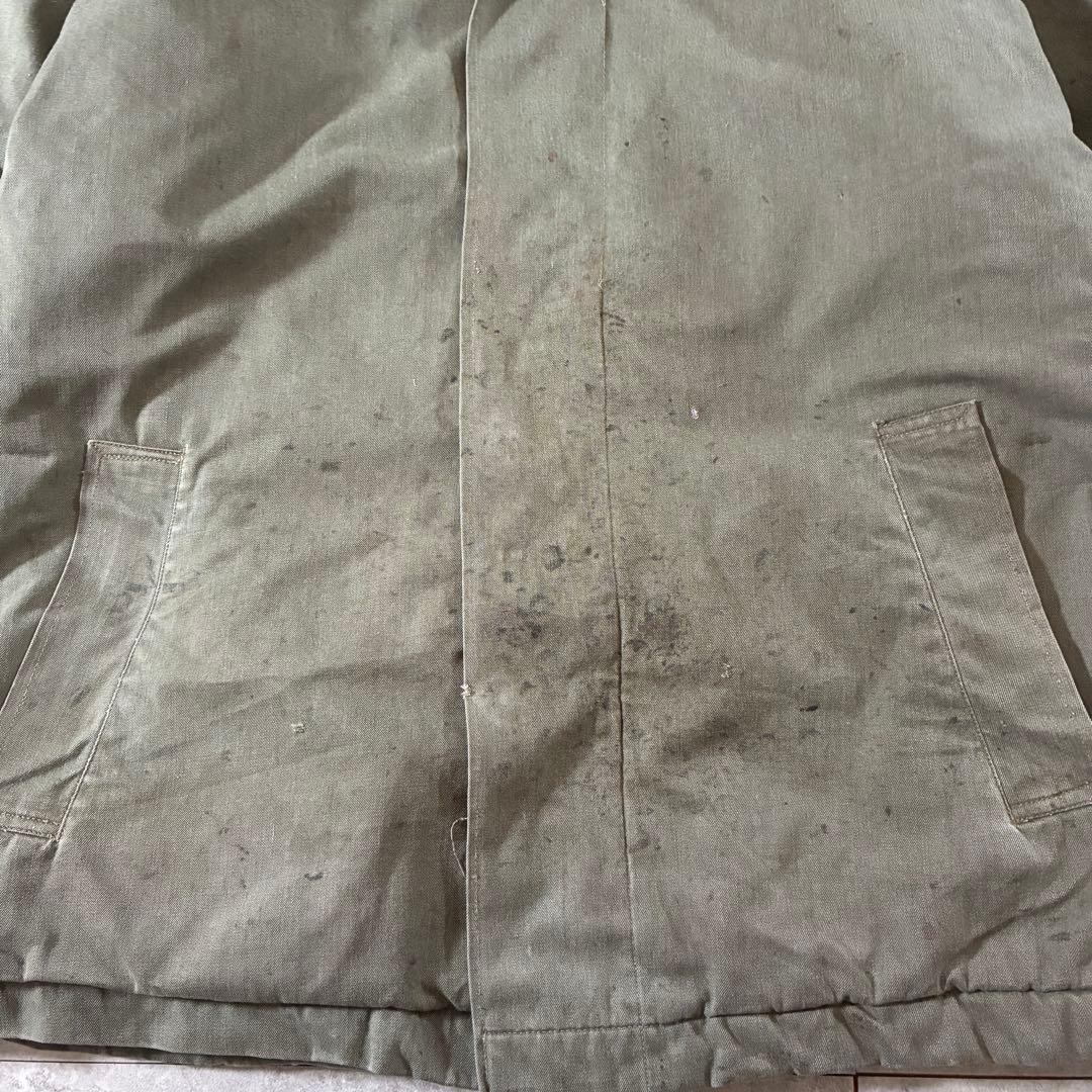 実物60s-ユーロミリタリー東ドイツ軍NVA 中綿M48ウィンタージャケット無地