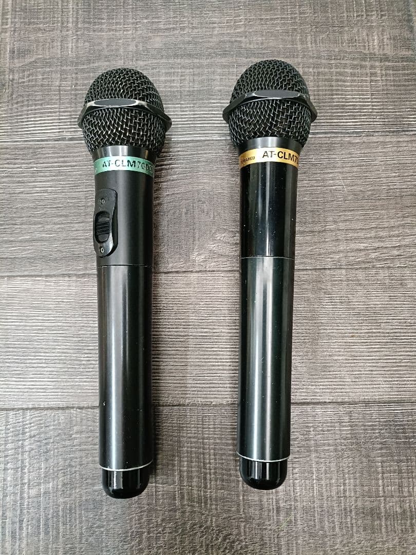 値下げ！オーディオテクニカ ワイヤレスマイク 2本 充電器セット　オマケ受光機