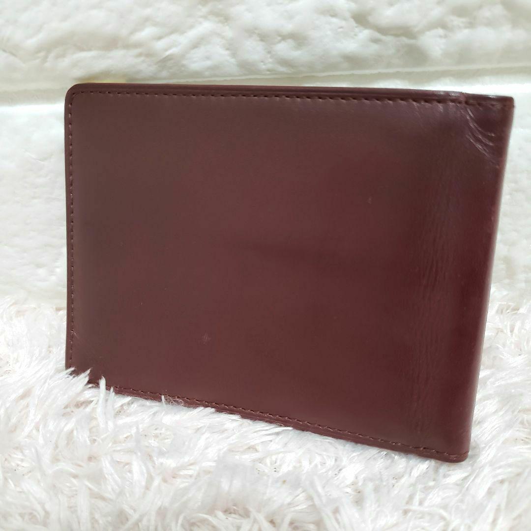 Cartier マネークリップ 二つ折りカードケース マストライン ボルドー