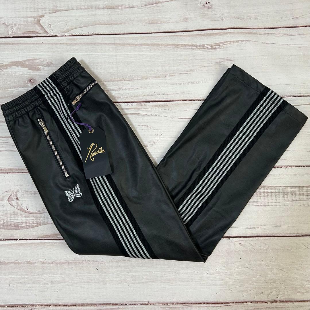 needles LHP別注　25aw トラックパンツ　レザー　XS