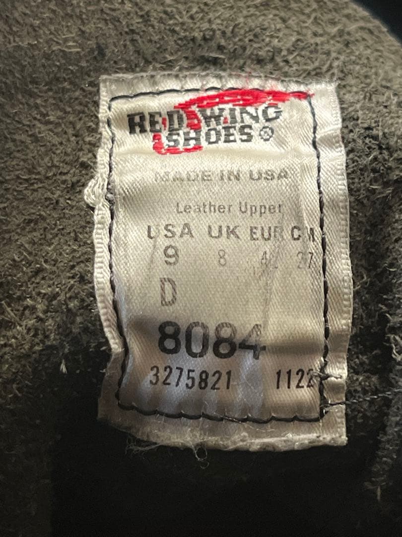 靴 REDWING 8084 IRON RANGER US9D