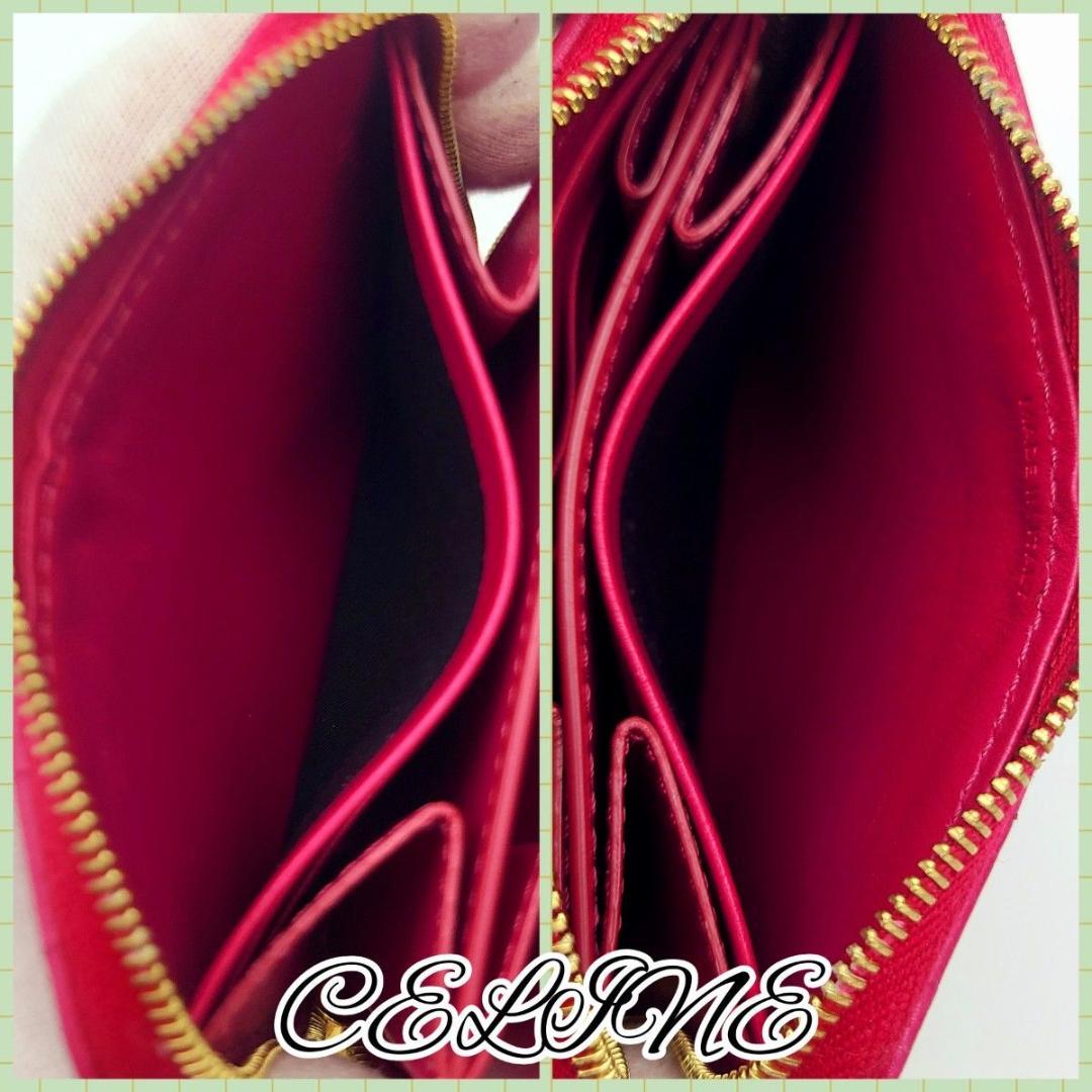 極美品 CELINE セリーヌ ケース 小銭 カードケース ピンク