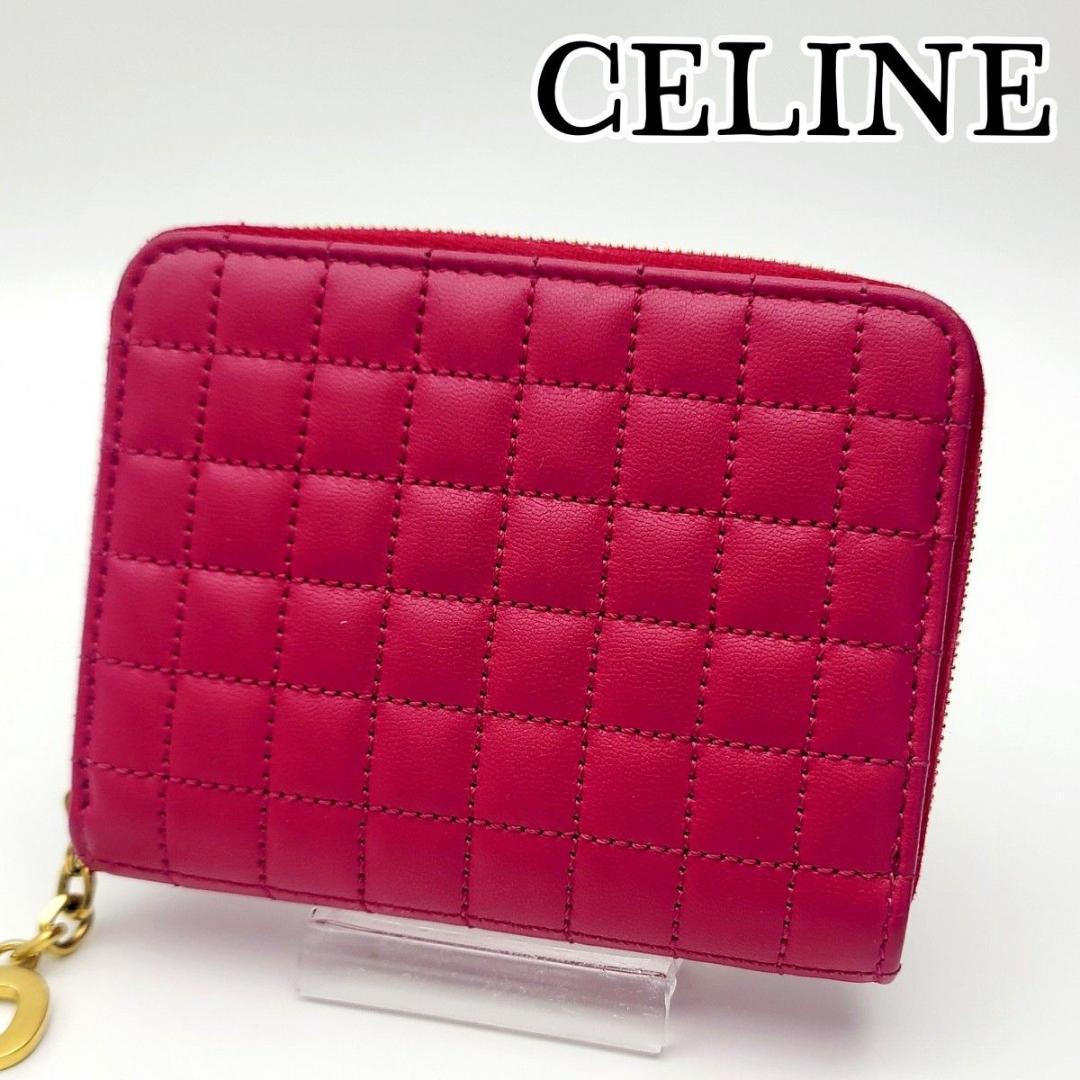 極美品 CELINE セリーヌ ケース 小銭 カードケース ピンク