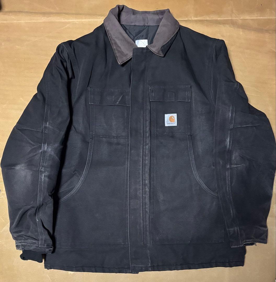 Carhartt トラディショナル　コート 　黒　カーハート　XL ハチノス