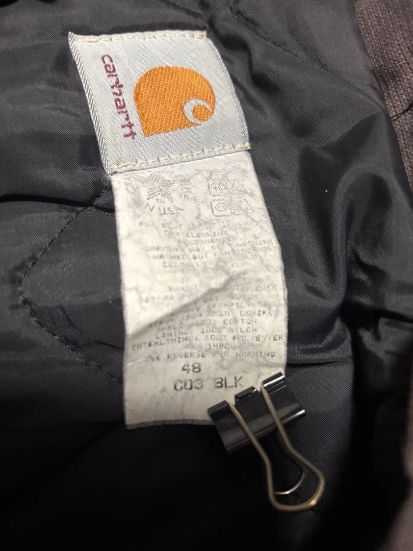 Carhartt トラディショナル　コート 　黒　カーハート　XL ハチノス