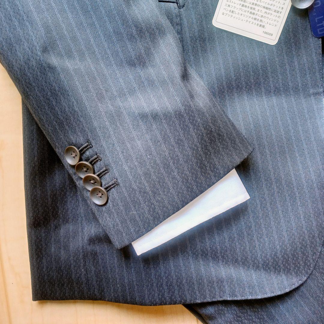 PERSON'S FOR MEN ブラックスーツセットアップ【A4】