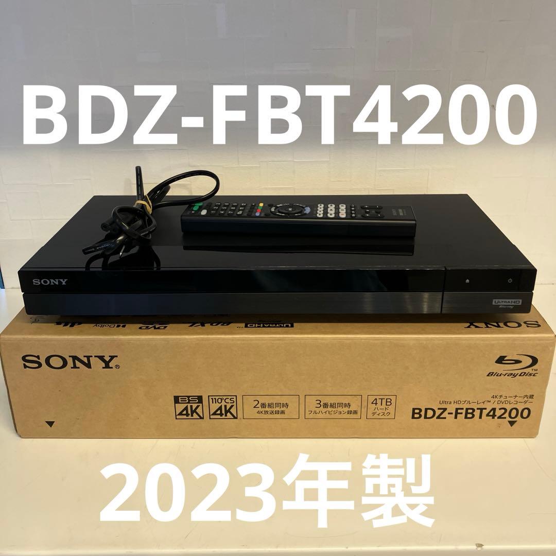美品　SONY ブルーレイディスクレコーダー BDZ-FBT4200