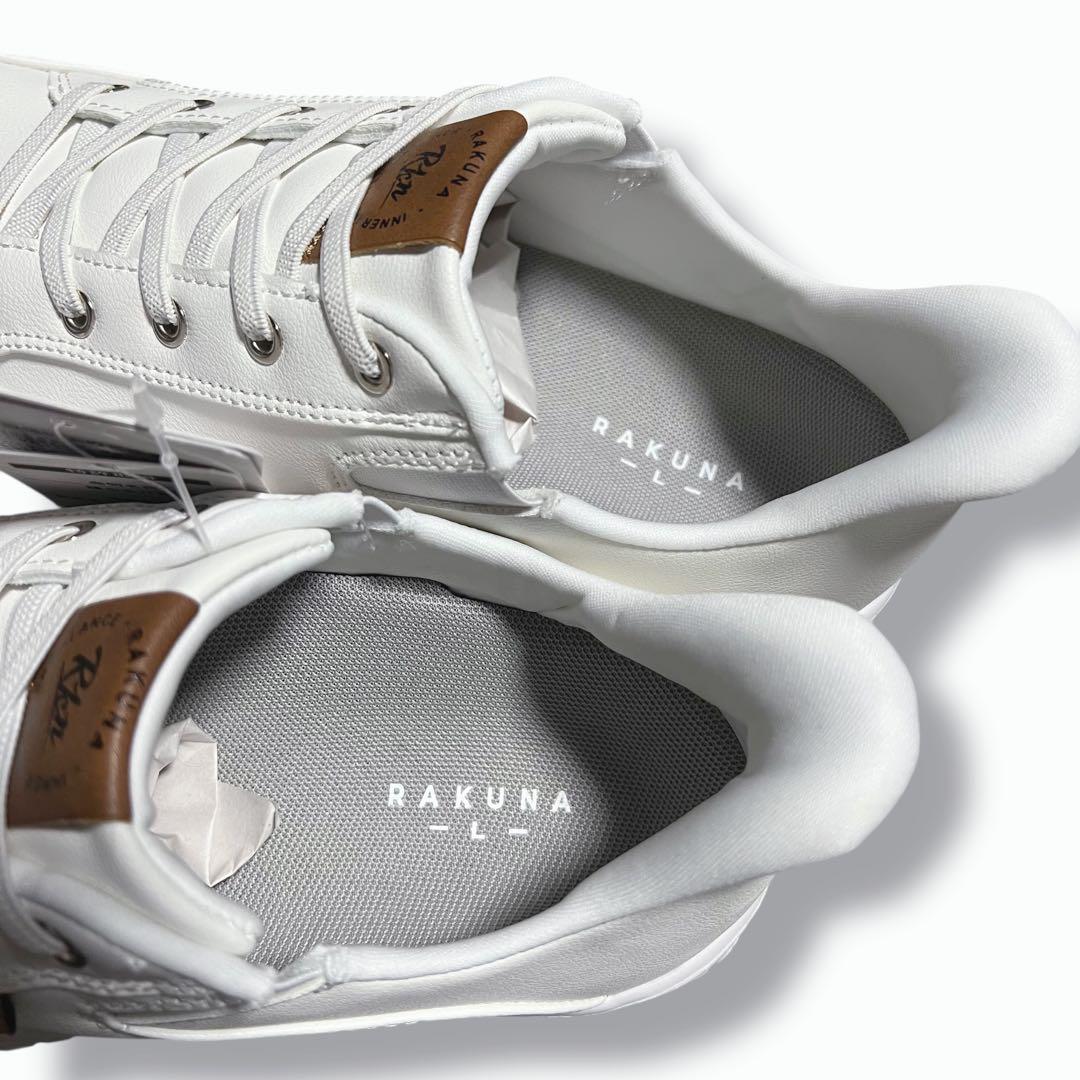 ❤️タグ付き未使用品❤️RAKUNAラクナ 整体スニーカー2 ホワイト Lサイズ