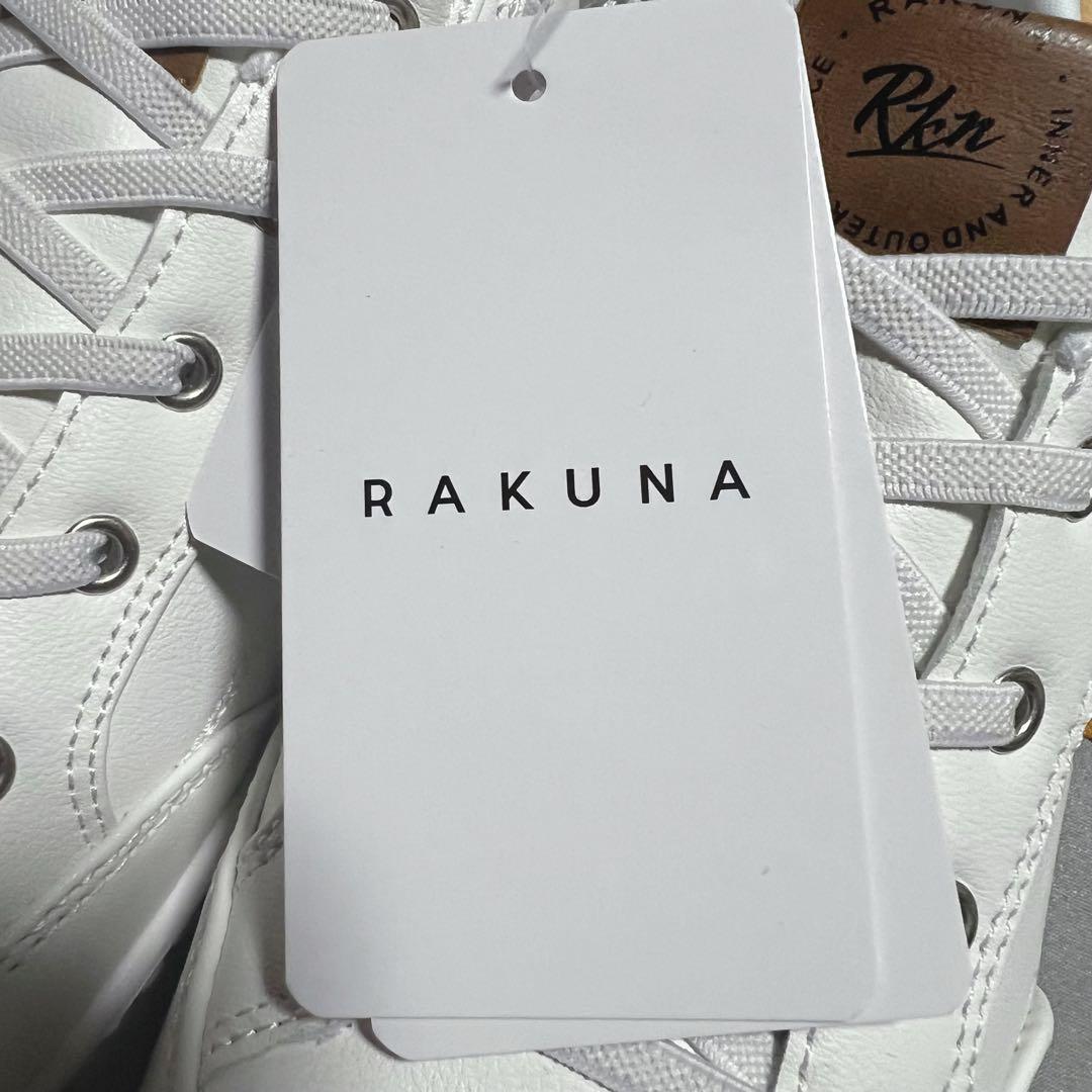 ❤️タグ付き未使用品❤️RAKUNAラクナ 整体スニーカー2 ホワイト Lサイズ