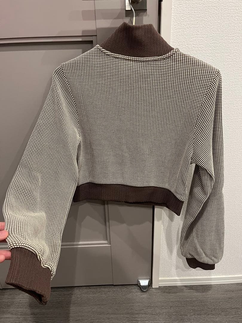 adidas クロップトラックトップジャケット