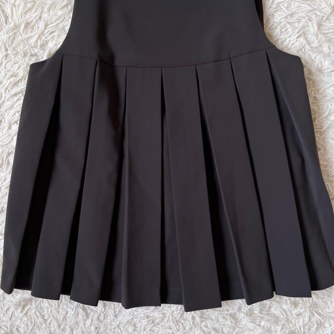 ENFOLD エンフォルド PLEATS TWO-WAY VEST グレー