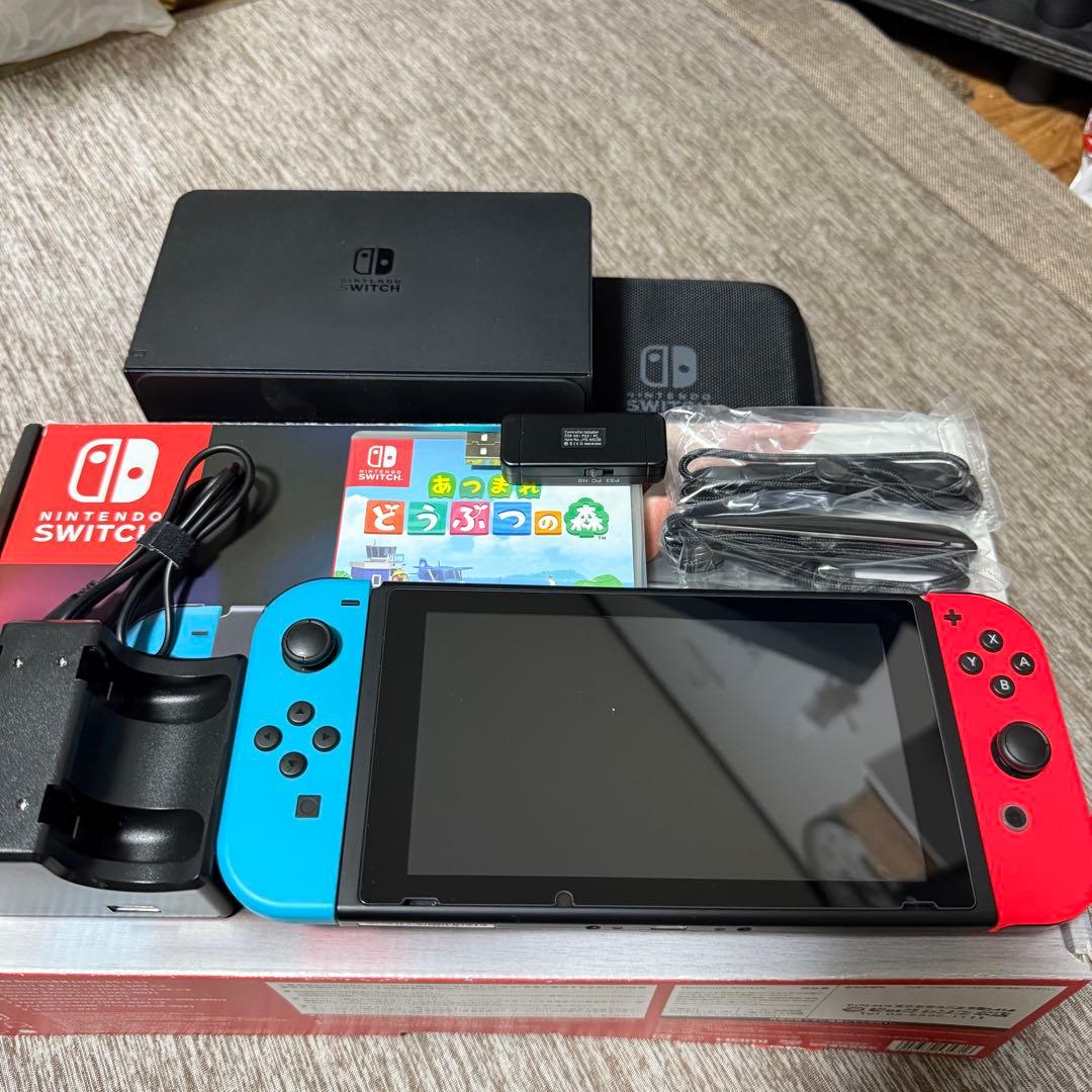 任天堂 Switch 本体 + 周辺機器 あつまれどうぶつの森 Nintendo