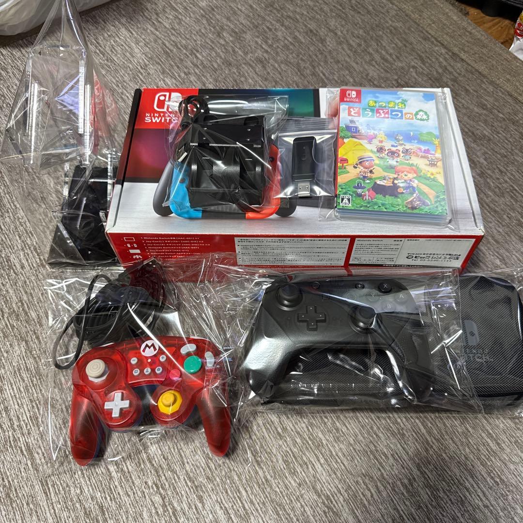 任天堂 Switch 本体 + 周辺機器 あつまれどうぶつの森 Nintendo