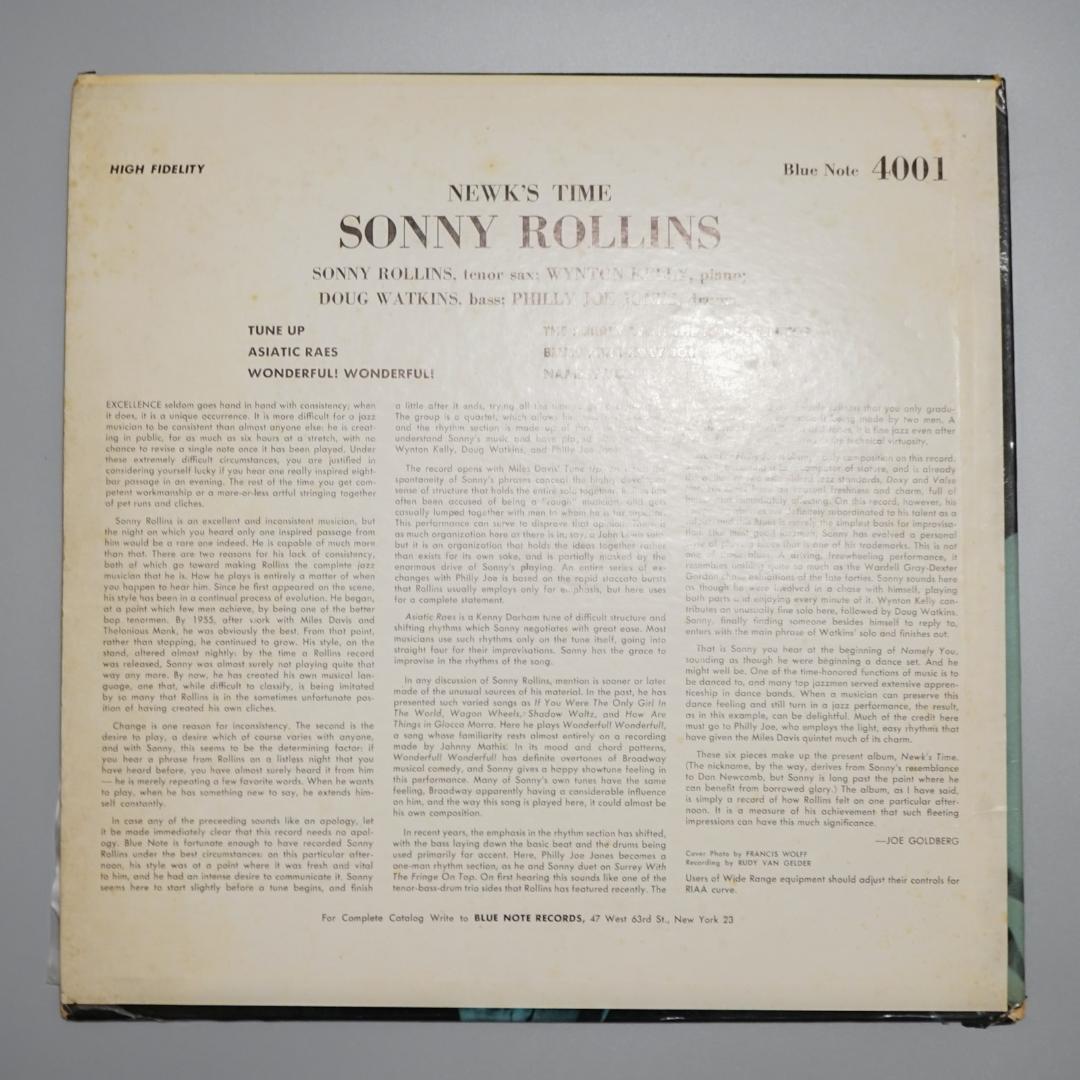 1959年前後モノ Sonny Rollins Newk's Time