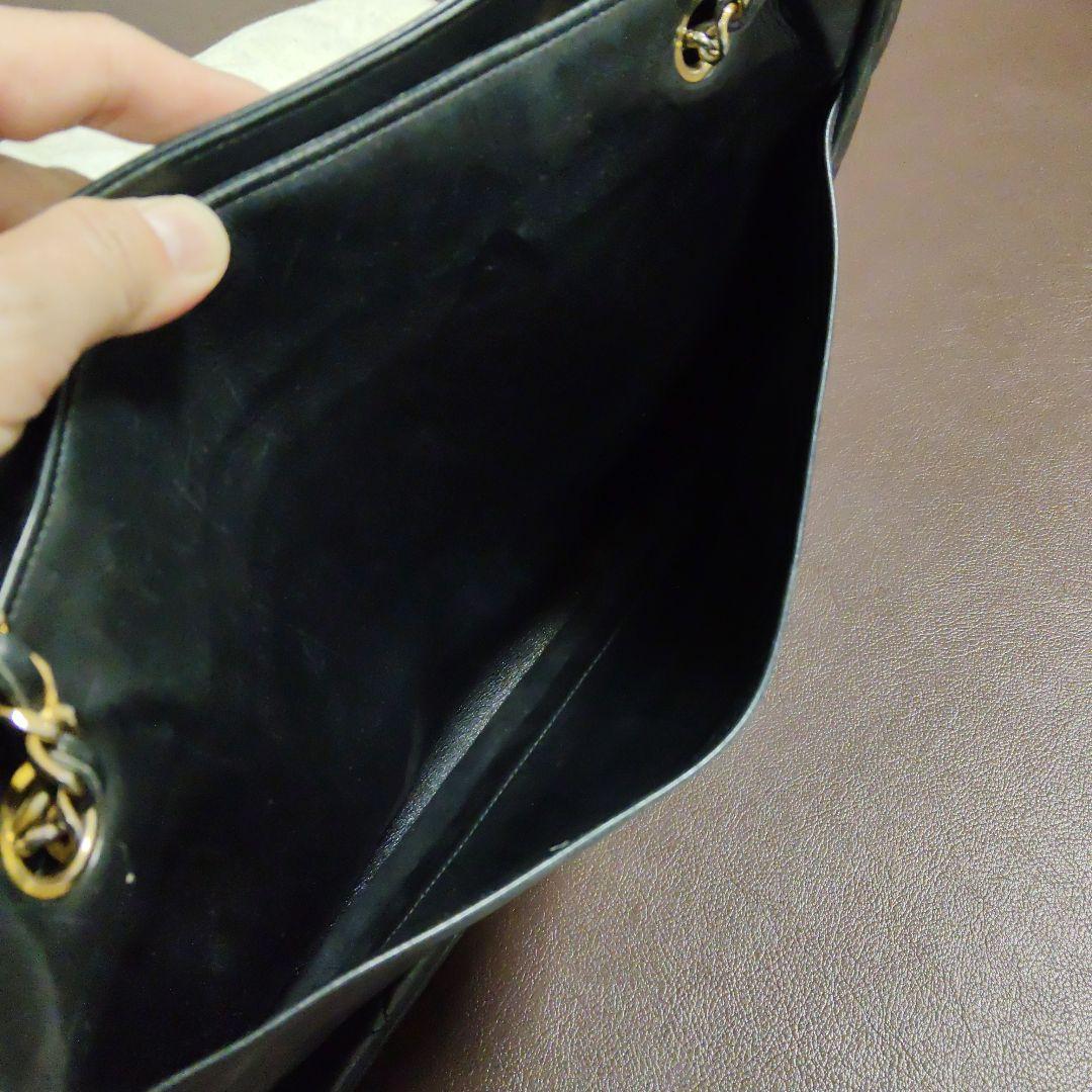 CHANEL　シャネル ブラック ショルダーバッグ　ヴィンテージ　 保存袋付き