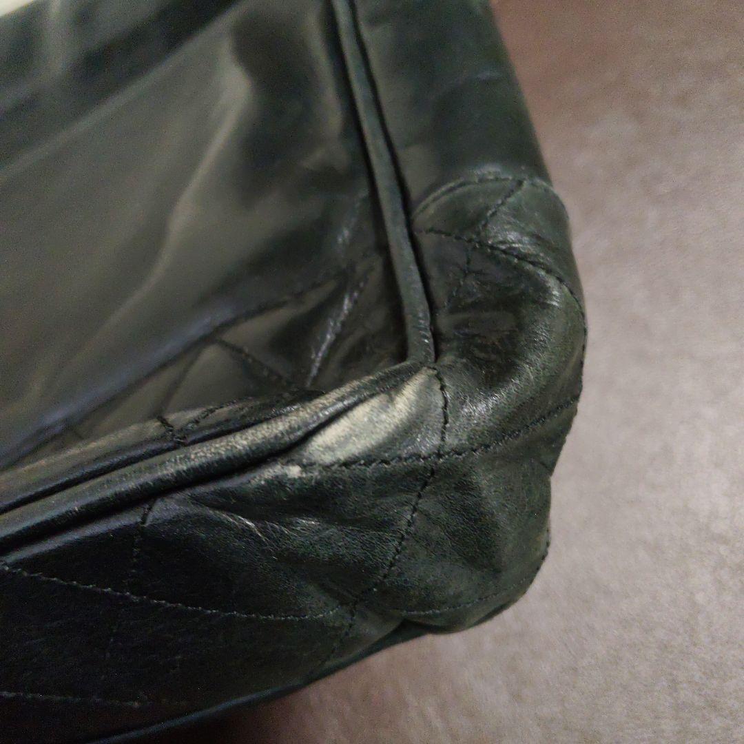 CHANEL　シャネル ブラック ショルダーバッグ　ヴィンテージ　 保存袋付き