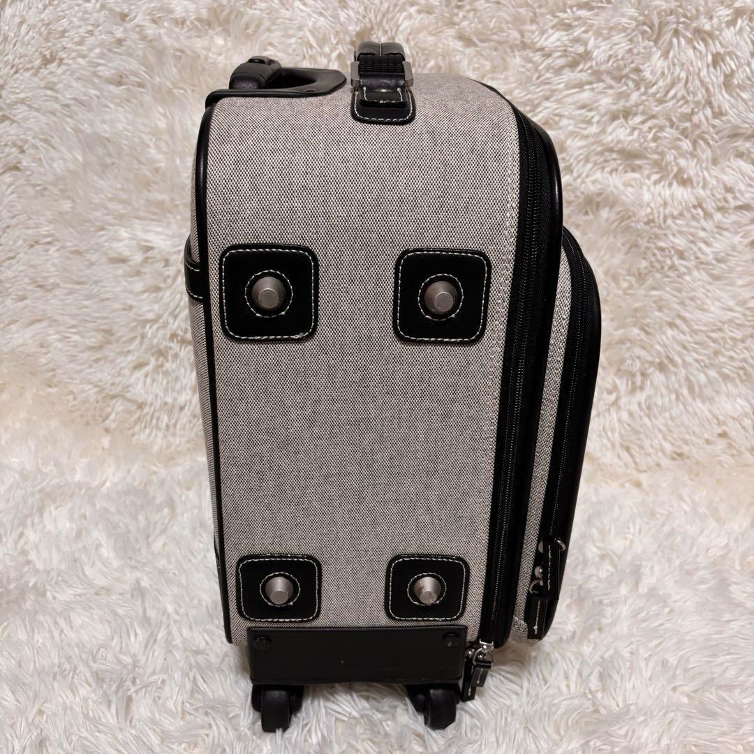 ちびささ【極美品】SWANY キャリーバッグ　キャンバス　機内持込サイズ