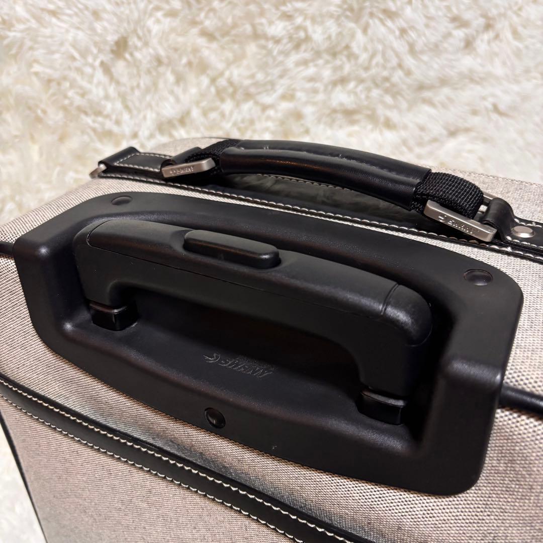 ちびささ【極美品】SWANY キャリーバッグ　キャンバス　機内持込サイズ