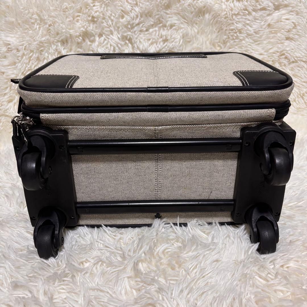 ちびささ【極美品】SWANY キャリーバッグ　キャンバス　機内持込サイズ