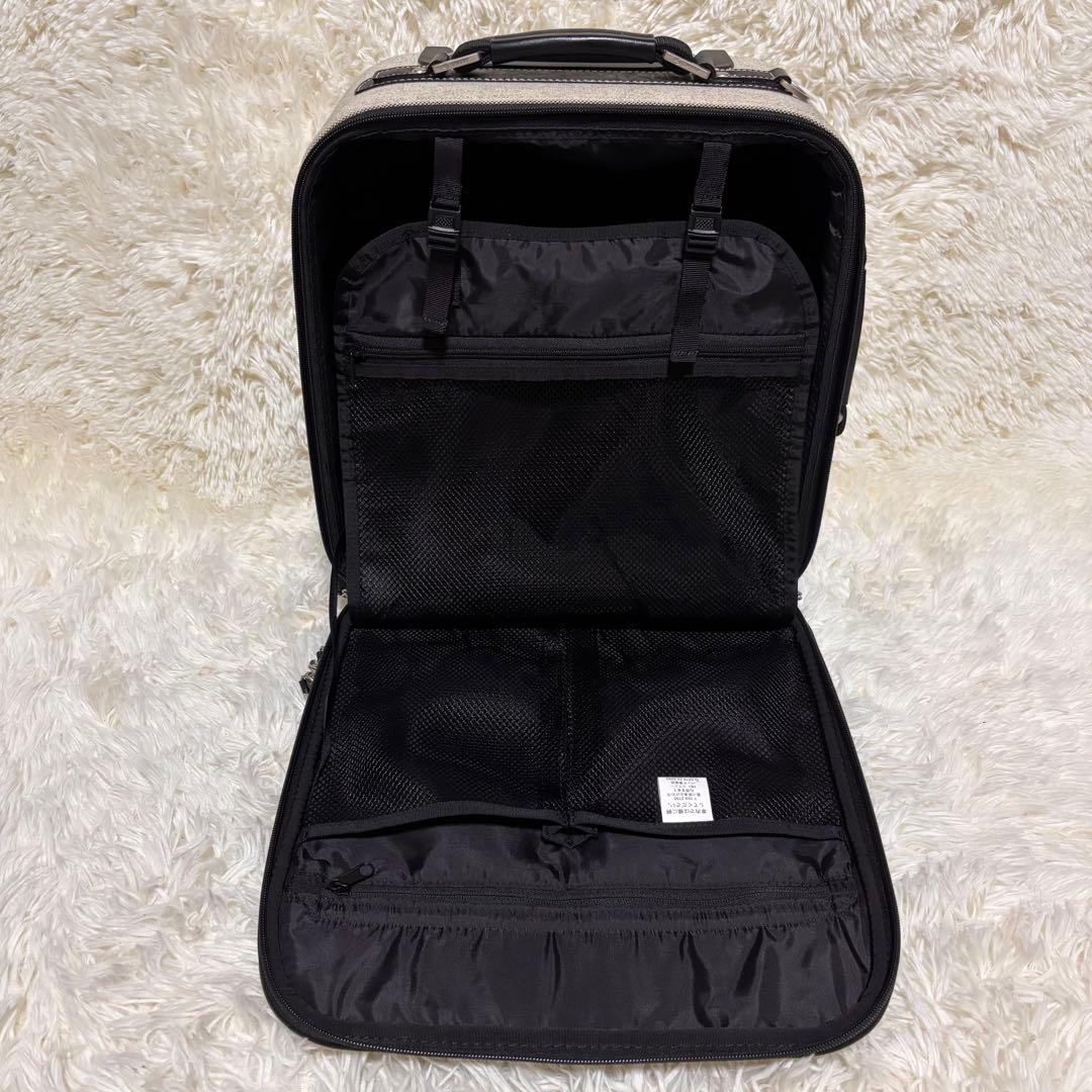 ちびささ【極美品】SWANY キャリーバッグ　キャンバス　機内持込サイズ