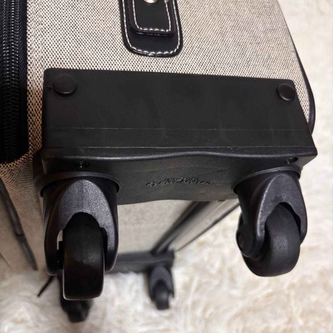 ちびささ【極美品】SWANY キャリーバッグ　キャンバス　機内持込サイズ