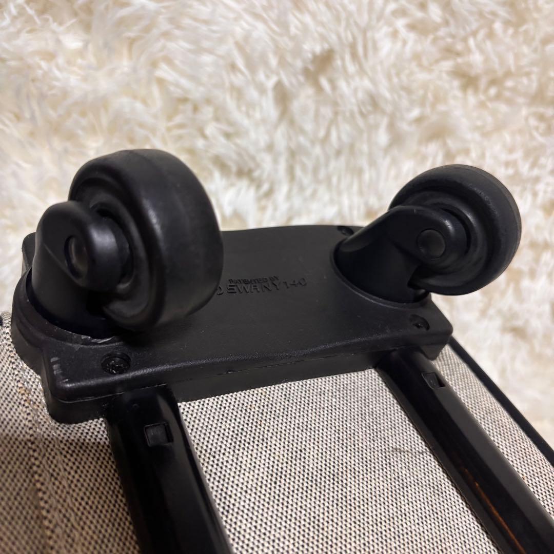 ちびささ【極美品】SWANY キャリーバッグ　キャンバス　機内持込サイズ