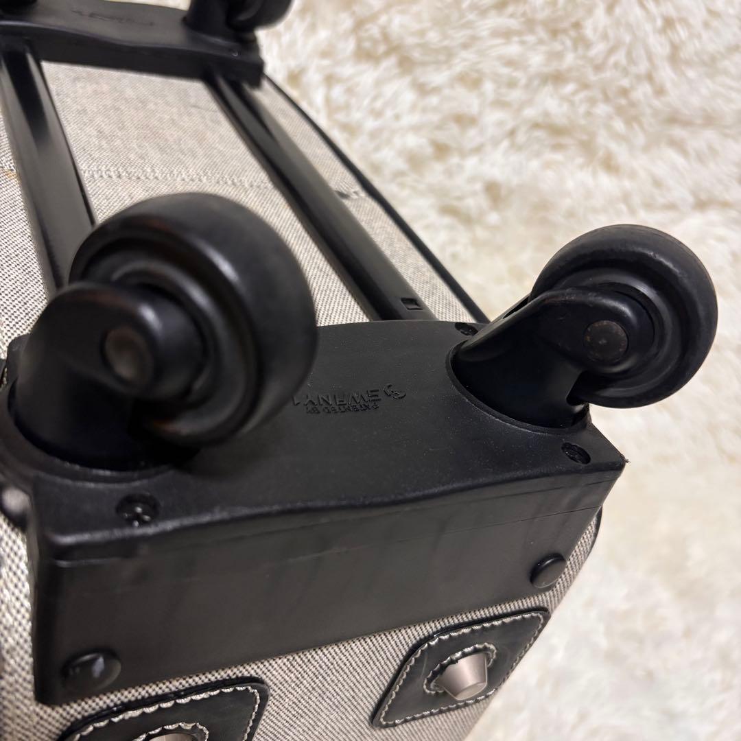 ちびささ【極美品】SWANY キャリーバッグ　キャンバス　機内持込サイズ