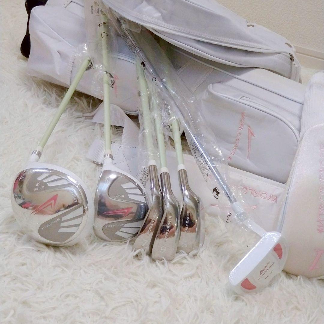 レディース ゴルフクラブセット ワールドイーグル キャディバッグ付き 初心者