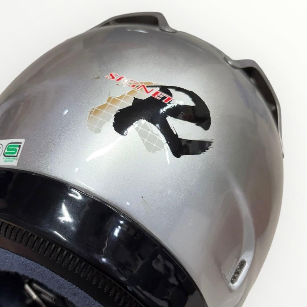 【訳アリ】アライ　フルフェイスヘルメット　ARAI RX-7 シルバーヘルメット