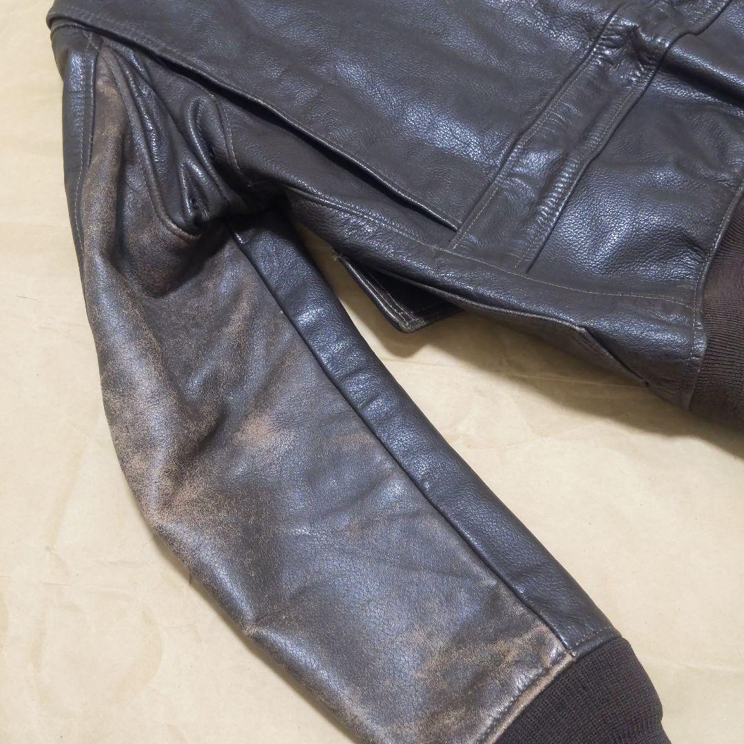 アメリカ海軍フライトジャケット G−1 ブリルブロス 36 実物放出良品