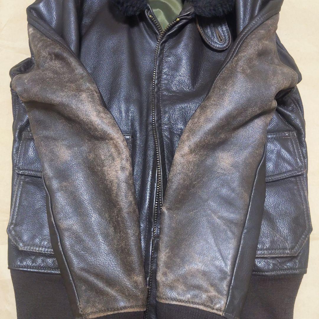 アメリカ海軍フライトジャケット G−1 ブリルブロス 36 実物放出良品