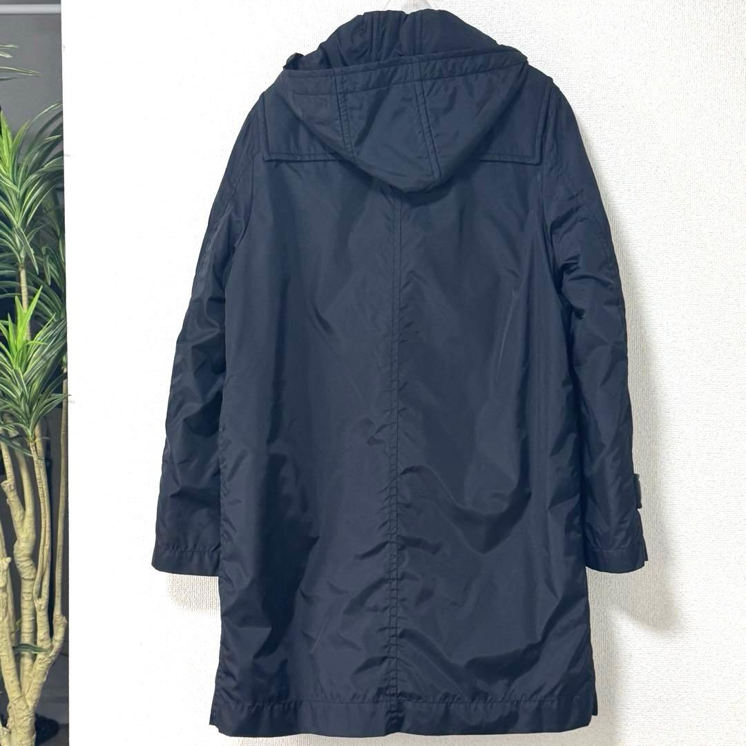 美品　コムデギャルソンシャツ　ブラック　メンズオム　ナイロンダッフルコート M